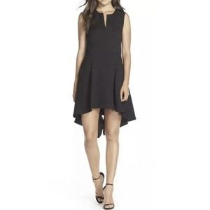 Bcbg maxazria 'Bette' Jacquard Crêpe de Chine A-Line Dress xxs 2xs 0 xs 2 black